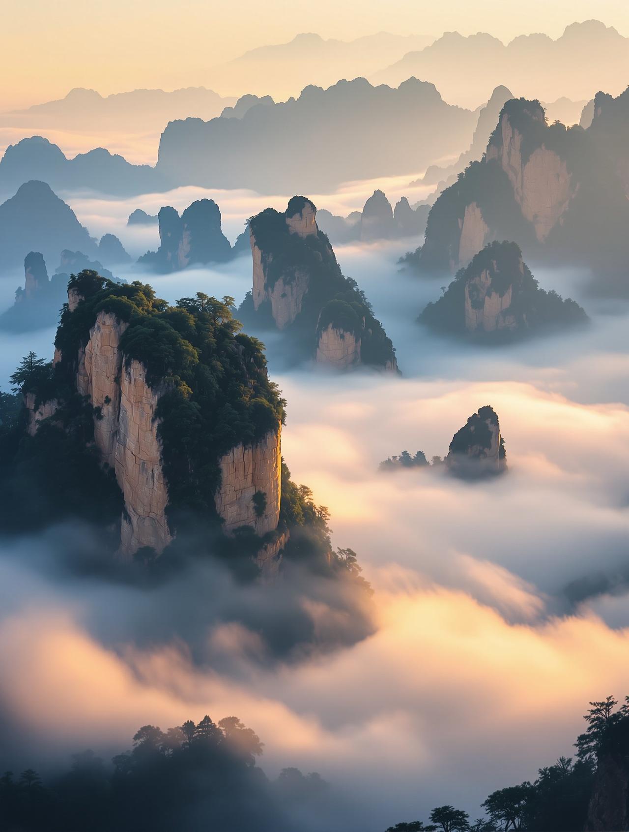 小说区视频区-黄山云海：中国最美山岳4K